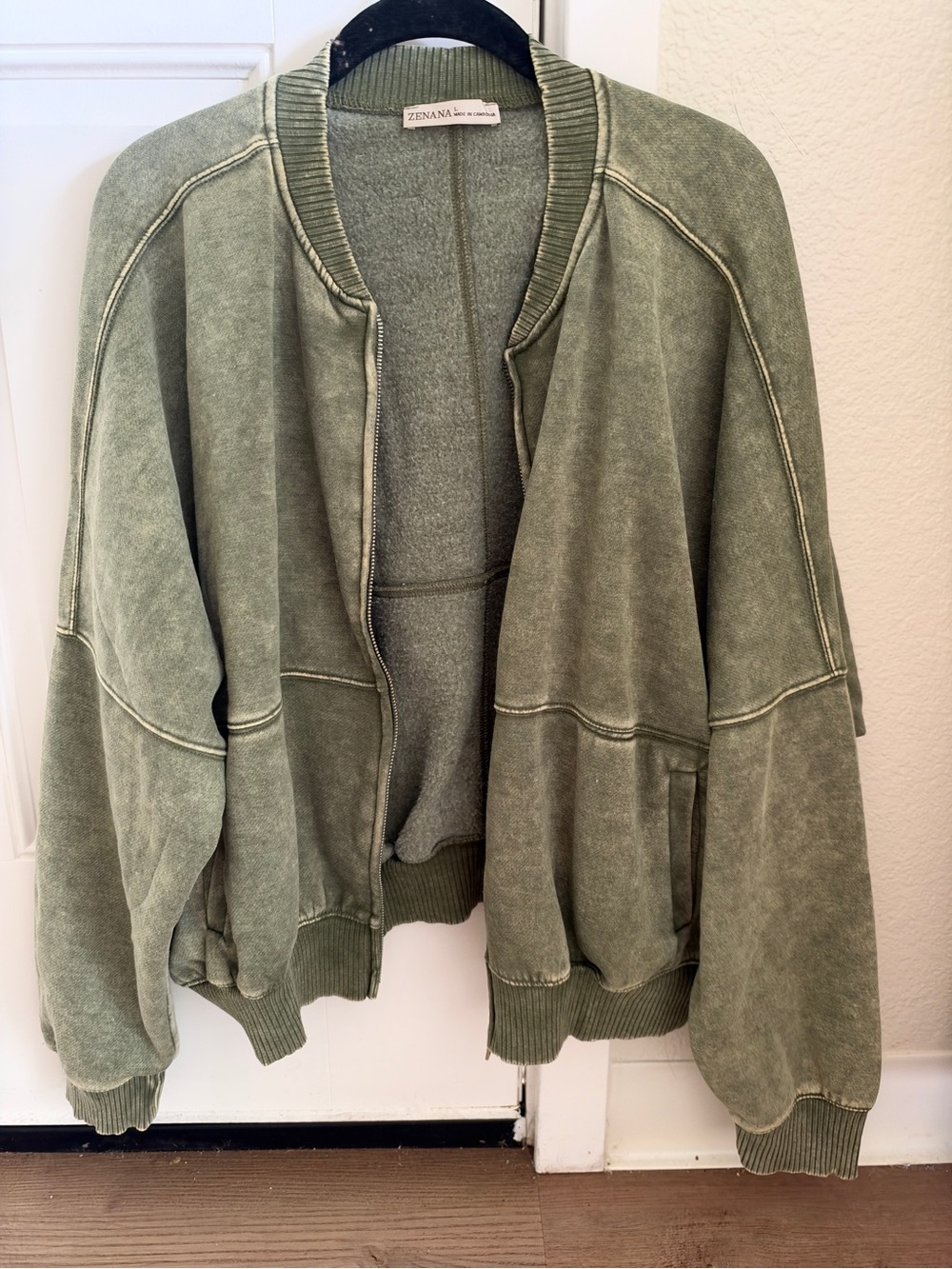 NWOT Fleece Bomber Jacket